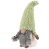 Northlight Gnome Girl in Faux Fur Hat Christmas Figure - 12" - Green - image 4 of 4