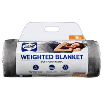 Sealy 48"x72" 18lbs Weighted Blanket Gray