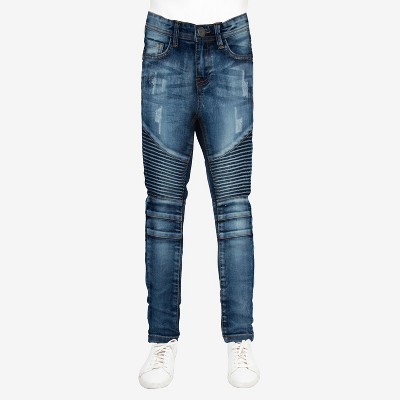 X RAY Boy's Stretch Moto Jeans
