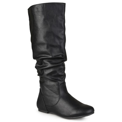 Journee Collection Wide Calf Women's Jayne Boot Black 8.5 : Target