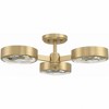 Crystorama Lighting Orson 3 - Light Semi-Flush Mount in  Modern Gold - 4 of 4