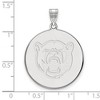 Black Bow Jewelry 10k White Gold Baylor Bears NCAA Extra Large Pendant - 2 of 3