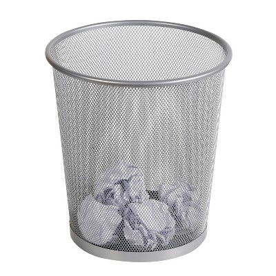 Mesh Waste Basket Silver - Made By Design™