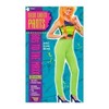 80's Punk Rock Costume Pants Neon Green - 3 of 4