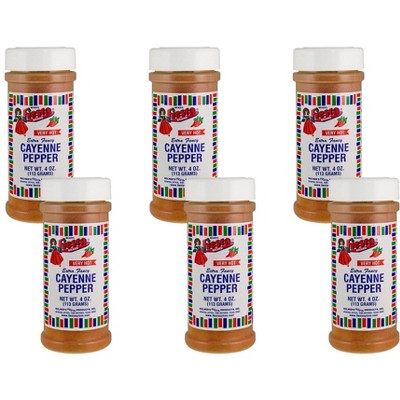 Fiesta Extra Fancy Cayenne Pepper Very Hot - Case of 6/4 oz