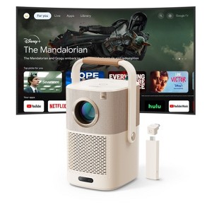 Yaber T2 Plus Portable Projector with Built-in battery Netflix 7000+ Apps Sound by JBL Dolby Audio Native 1080P Auto Focus & Keystone WiFi6 Bluetooth - 1 of 4