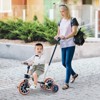 Infans 4 in 1 Kids Tricycles w/ Push Handle & Training Wheels Baby Balance Bike Navy - 4 of 4