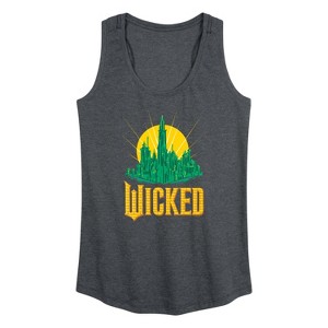 Women's - Wicked - Emerald City Graphic Racerback Tank - 1 of 4