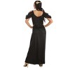 HalloweenCostumes.com Women's Goddess Black Dress - 3 of 4