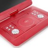 beFree Sound 14.1 Inch Portable DVD Player with Swivel TFT-LCD Screen and USB,SD,AV Inputs- Red - 2 of 4