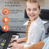 Pyle Digital Musical Karaoke Keyboard - Portable Electronic Piano Keyboard & Wired Microphone (61 Keys) - 4 of 4