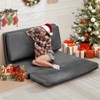Mjkone Bean Bag Bed,Washable Soft Faux Fur Folding Floor Sofa Chair,Foam Filling Wall Couch，Floor Mattress - 2 of 4
