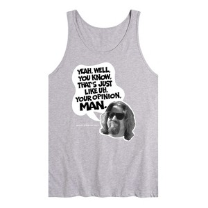 Men's - The Big Lebowski - That's Just Like Uh, Your Opinion Graphic Tank Top - 1 of 2