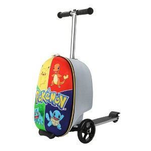 Pokemon Character Art Scooter Youth Rolling Carry On Luggage - 1 of 4