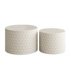 NicBex 2-Piece Stylish Round/Irregular Coffee Table Set,Minimalist Side Table Set,Center Table for Living Room - 3 of 4