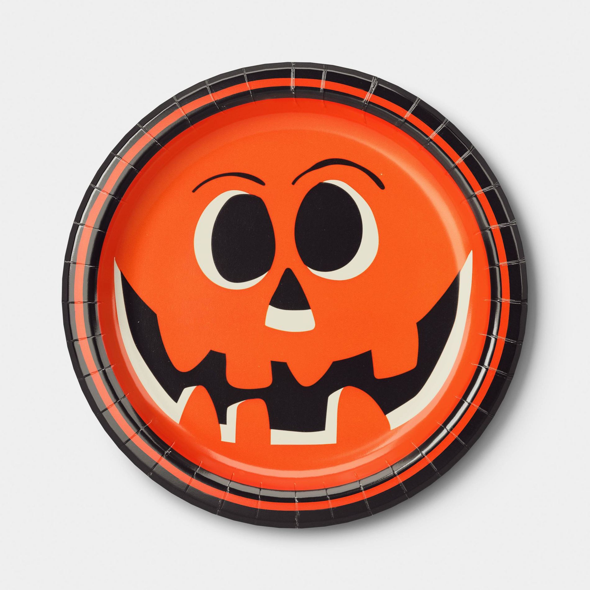 Pumpkin Disposable Dinner Plates - 9" - 20ct - Orange - Hyde and EEK! Boutique™: Halloween