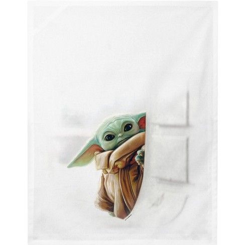 Star Wars Grogu Pattern Kitchen Dish Towel