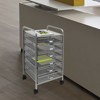 YIYIBYUS Rolling File Cabinet with 6 Drawers, Craft Cart Organizer with Wheels - 2 of 4
