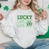 Simply Sage Market Women's Graphic Sweatshirt Bold Green Lucky Stacked - 2 of 3