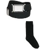 CTM Kids' Magnetic Buckle Elastic Belt  and Cotton Socks Uniform Set - 3 of 4