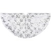 Northlight Sequin Snowflake Mini Christmas Tree Skirt - Silver - 20" - 4 of 4