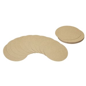 Unique Bargains DIY Craft Projects Classroom Thick Circle Card Stock 36 Pcs - 1 of 4