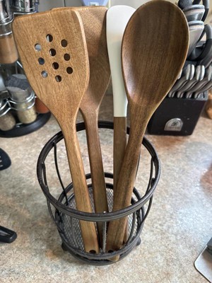 4pc Wood Kitchen Utensil Set Brown - Figmint™ : Target