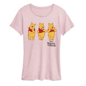 Women's - Disney - Three Pooh Short Sleeve Graphic T-Shirt - 1 of 3