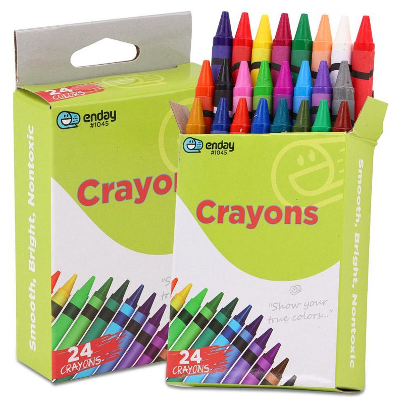 Enday 24 Box Crayons, 2 Pack, 1 of 7