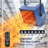 TEMPWARE 5000W 240V Electric Garage Heater with Remote, Hardwired Ceiling Mount Shop Heater with Digital Thermostat, Ideal for Warehouse, Workshop - 2 of 4