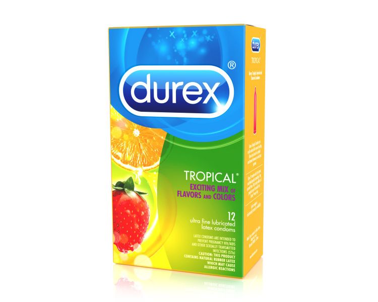 Durex Tropical Flavors - Condom 12ct, 4 of 15
