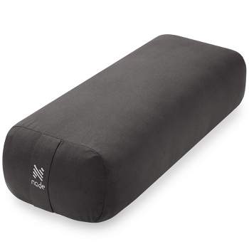 Node Fitness Yoga Meditation Cushion, Rectangular Bolster 25" x 12"