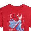 Women's - Frozen 2 - Elsa Winter Wonders Christmas Cropped Graphic T-Shirt - 2 of 4