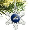 University of Toledo Rockets Logo Metal Snowflake Christmas Tree Holiday Ornament - 2 of 3