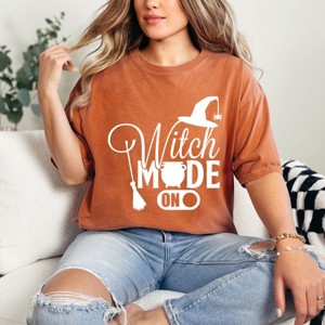 Simply Sage Market Witch Mode On Garment Dyed Tee - 1 of 4