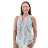 Aventura Clothing Women's Devonne Split Neck Tank Top - 4 of 4