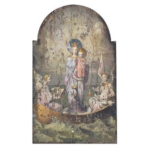 Mary & Angels Wood Wall Décor - Storied Home - 1 of 4