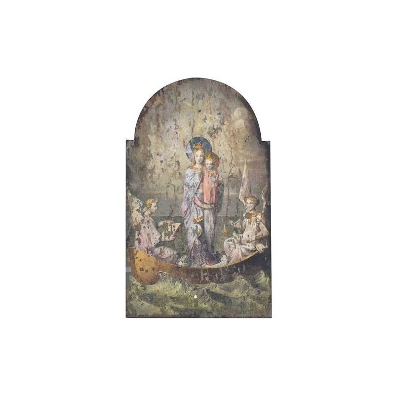 Mary &#38; Angels Wood Wall D&#233;cor - Storied Home, 1 of 7