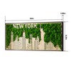 Cesicia New York Moss City Silhouette Metal Wall Art, Small - 3 of 4