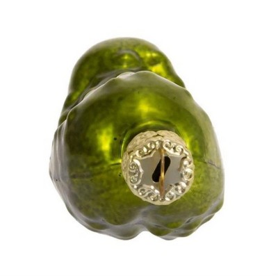 Kurt Adler Noble Gems Glass Pickleball Pickle Ornament - Thumbnail 3