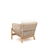 New Classic Furniture,Solstice Wood Patio Club Chair, Linen Beige (Set of 2) - 2 of 4