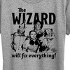 Women's - Wizard of Oz - The Wizard Will Fix Everything Short Sleeve Graphic T-Shirt - 2 of 4