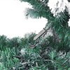 6FT PVC Flocking Christmas Tree with 750 Branches Spread Out Naturally Tree - 2 of 4