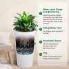 ODK 30 in Tall Planters for Outdoor Plants Set of 2, Large Outdoor Planters for Front Porch Decor with Drainage Holes, Automatic Watering - 3 of 4