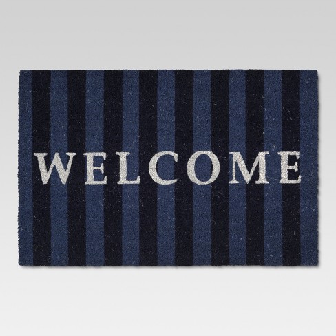 threshold doormat stripe welcome outdoor target doormats