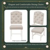Whisen Retro Style Dining Table Set with Extendable Table and 4 Upholstered Chairs - 4 of 4