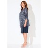 Catherines Petite Mesh Flyaway Sheath Dress - 4 of 4