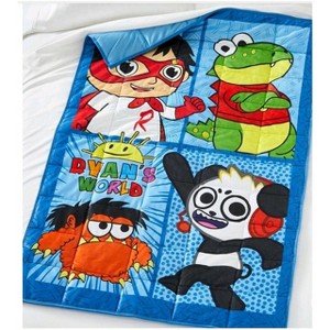 Ryan’s World Weighted Blanket for Kids – 5 lb Soft Micromink and Micro Raschel Plush Blanket – 40" x 60" - 1 of 4