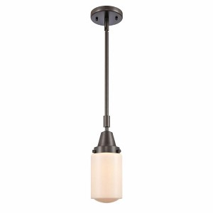 Dover - 1 Light Stem Hung Mini Pendant In Traditional Style-11.38 Inches Tall and 4.5 Inches Wide - 1 of 1