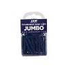 JAM Paper Colored Jumbo Paper Clips Large 2 Inch Dark Blue Paperclips 42186869A - 2 of 3